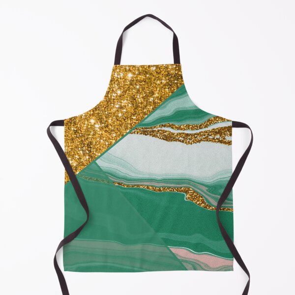 Item preview, green and gold glitter luxury marble pattern designed and sold by Beeroclock.
