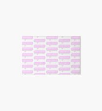 Pink Aesthetic Word Bubble Art Board
