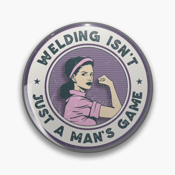 Item preview, Welding is not just a man's Game - blue collar Woman designed and sold by fiskooriginal.
