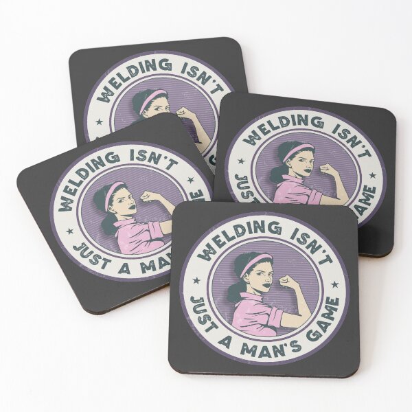 Item preview, Welding is not just a man's Game - blue collar Woman designed and sold by fiskooriginal.