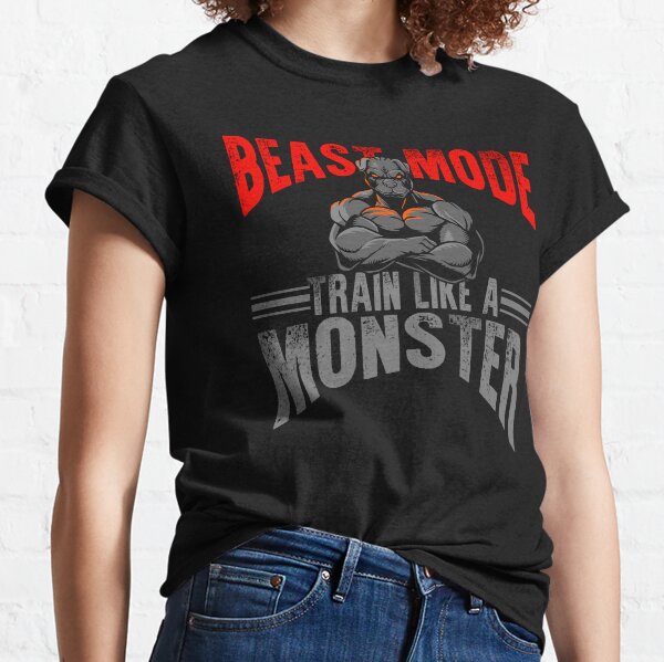 Train Like a BEAST - GYM Beast - Fitness Freak' Unisex Vintage Sport T-Shirt