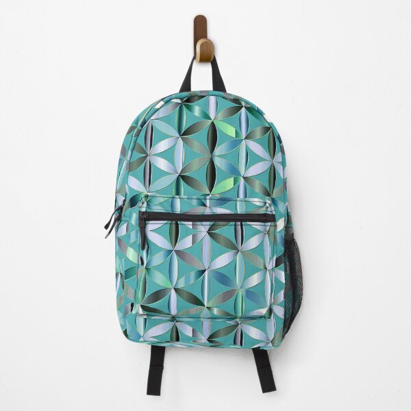 Item preview, Metallic Teal Flower of Life designed and sold by shantilovesart.