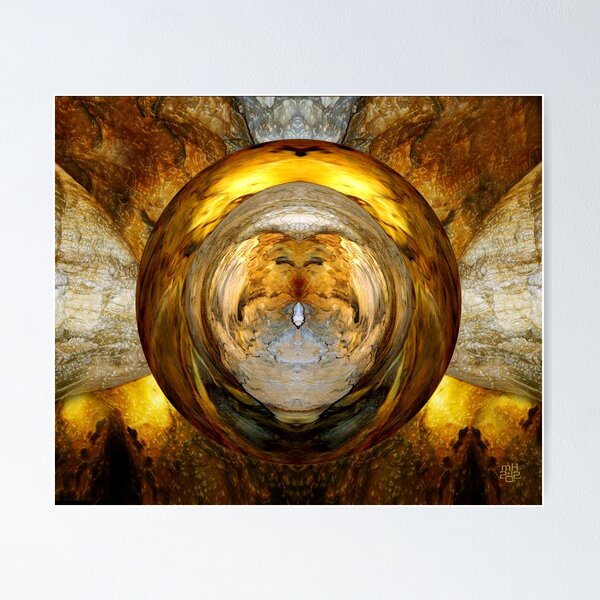 Orb within the Earth Poster