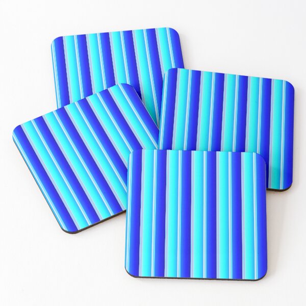 Item preview, Blue aesthetic color palette stripes | shades of blue striped designed and sold by lausn.