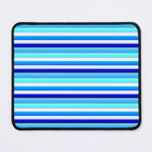 Item preview, artistic blue and white horizontal stripes | artistic blue striped designed and sold by lausn.
