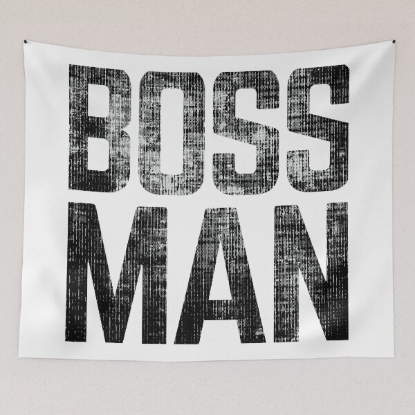 Item preview, Boss Man distressed  designed and sold by KingsManKind.