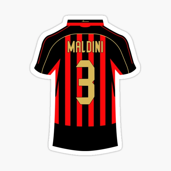 A.C. Milan Soccer Decal Sticker Set -  Italia