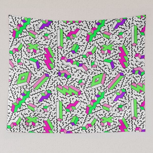 Item preview, Memphis Style Geometric designed and sold by TotallyRetroArt.