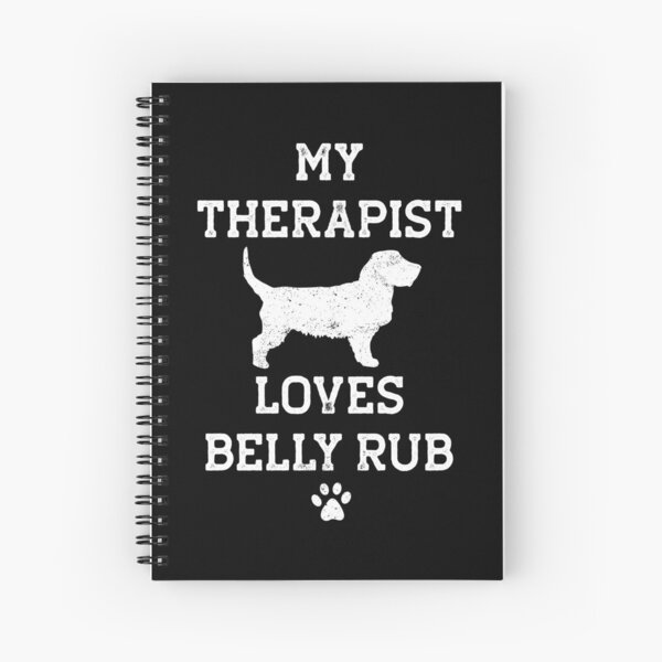 Aperçu de l'œuvre My Therapist is My Basset Fauve de Bretagne créée et vendue par rafaeltto.