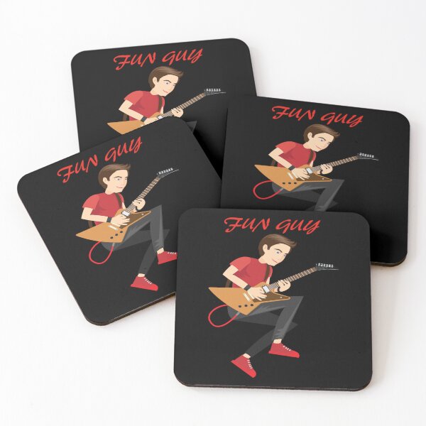 Item preview, The Guitarist Is The Fun Guy Sticker designed and sold by saurelmosert.