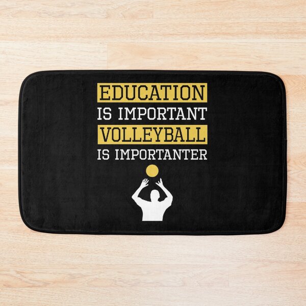 Item preview, La educación es importante El voleibol es un regalo deportivo más importante Pegatina designed and sold by brittaapriliy.