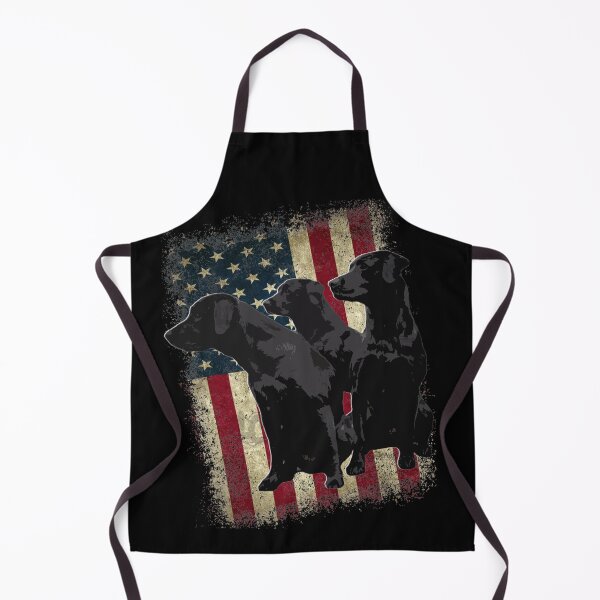 Item preview, Patriotic Black Labrador Retrievers, 3 Labradors with American Flag designed and sold by LifeCrush.