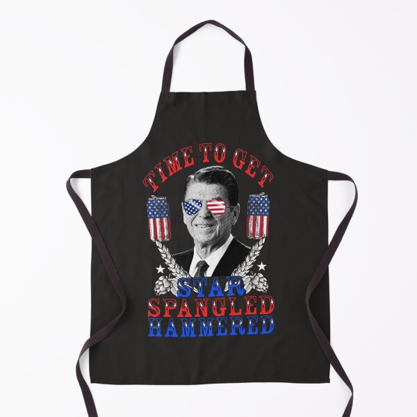 Aperçu de l'œuvre Il est temps d'obtenir Star Spangled Hammered 4 juillet Reagan Gear E créée et vendue par dosierg.