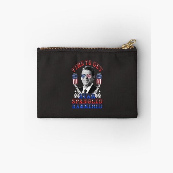 Aperçu de l'œuvre Il est temps d'obtenir Star Spangled Hammered 4 juillet Reagan Gear E créée et vendue par dosierg.