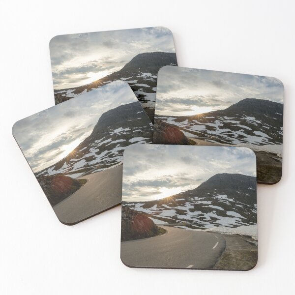 Item preview, Trollstigen road in Norway - curvy mountain road in winter designed and sold by Mikołaj Niemczewski.