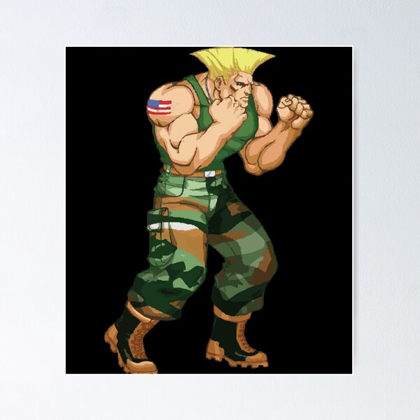 Street Fighter - Guile Poster for Sale by Xanderlee7