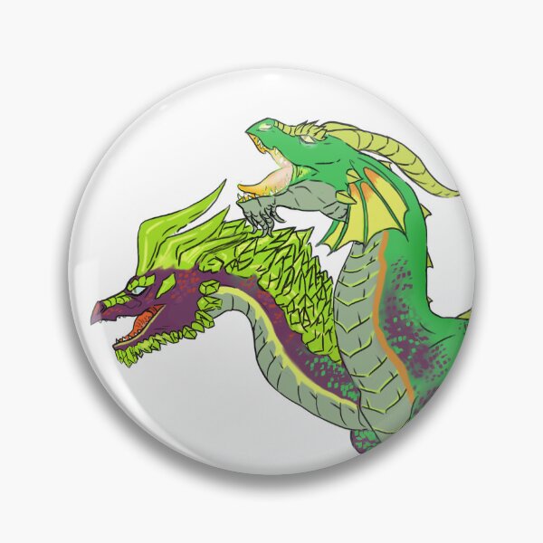 Item preview, Two headed hydra with "pixelated" color designed and sold by Furiarossa.