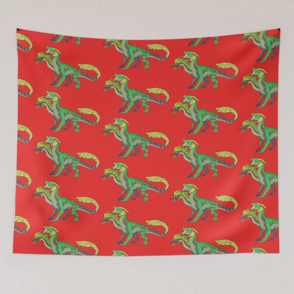 Item preview, Two headed hydra with "pixelated" color designed and sold by Furiarossa.