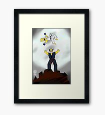 The best fights are personal. Framed Print