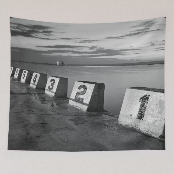 Item preview, Merewether Baths Black and White designed and sold by Bellamaree.