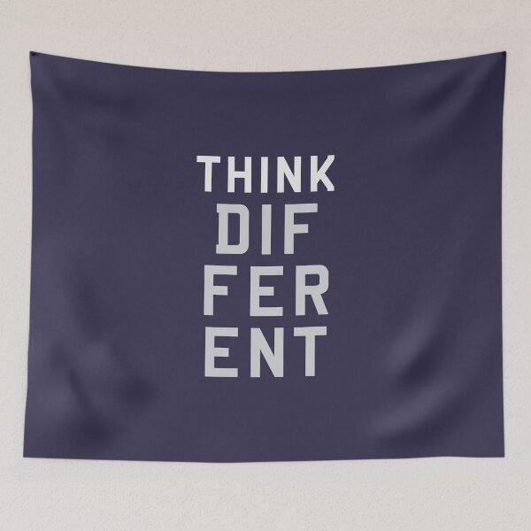 Item preview, Think Different designed and sold by pineconebutter.