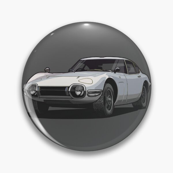 Item preview, Artwork Toyota 2000  GT Classic White japan racing Icon designed and sold by SketchNinja.