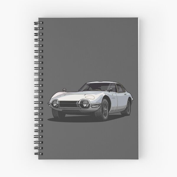 Item preview, Artwork Toyota 2000  GT Classic White japan racing Icon designed and sold by SketchNinja.