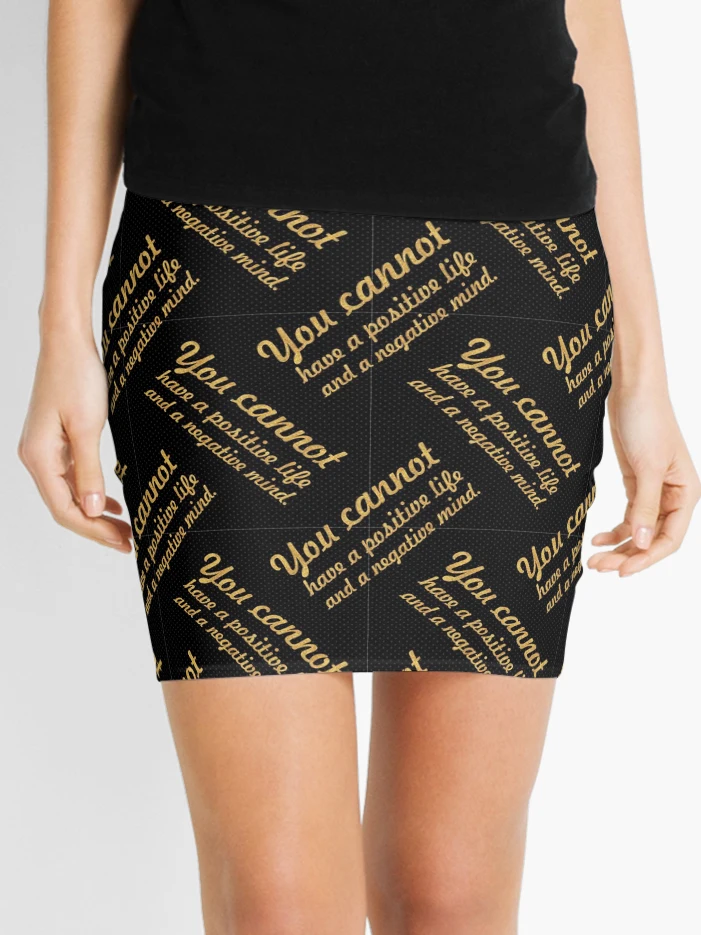 You cannot have. Joyce Meyer Positive Quote Mini Skirt for Sale by Powerofwordss Redbubble