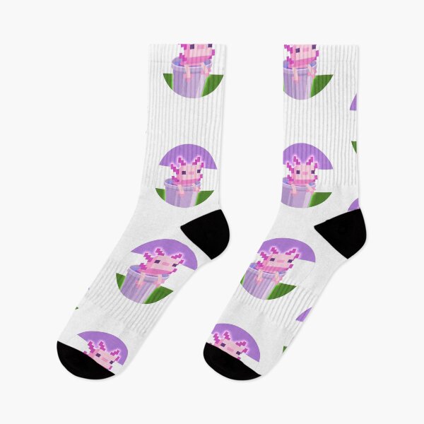 Item preview, Minecraft Axolotl LGBT Sticker LGBTQ: Genderqueer Flag designed and sold by PengaPingu.