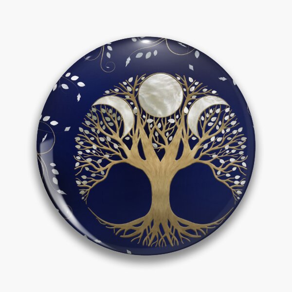 Item preview, Triple Moon - Tree of life Ornament designed and sold by k9printart.