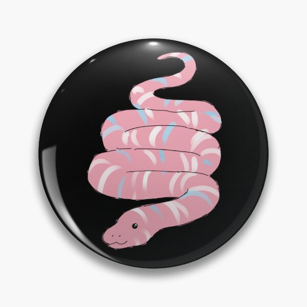 Item preview, Subtle Trans Pride Snake - Discreet Pride, Subtle Lgbt, Cute Snake, Subtle Pride designed and sold by VHusky.