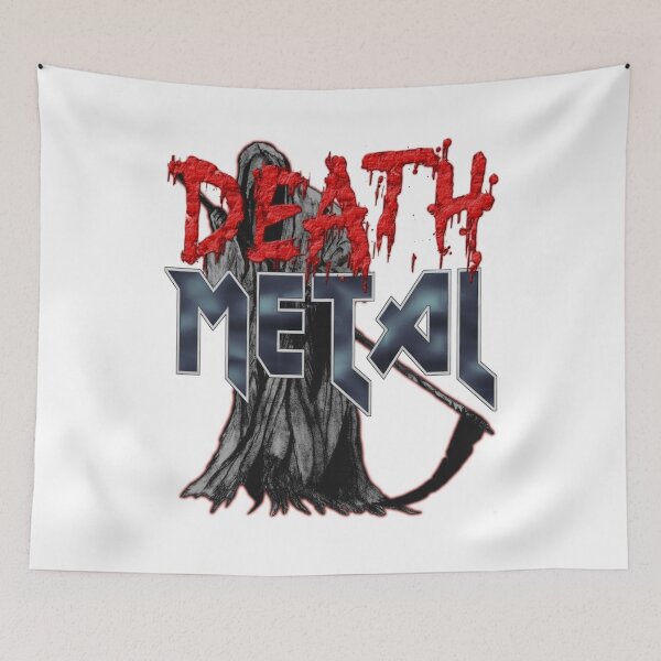 Item preview, DEATH METAL, THE GRIM REAPER   designed and sold by StrayHeadcovers.
