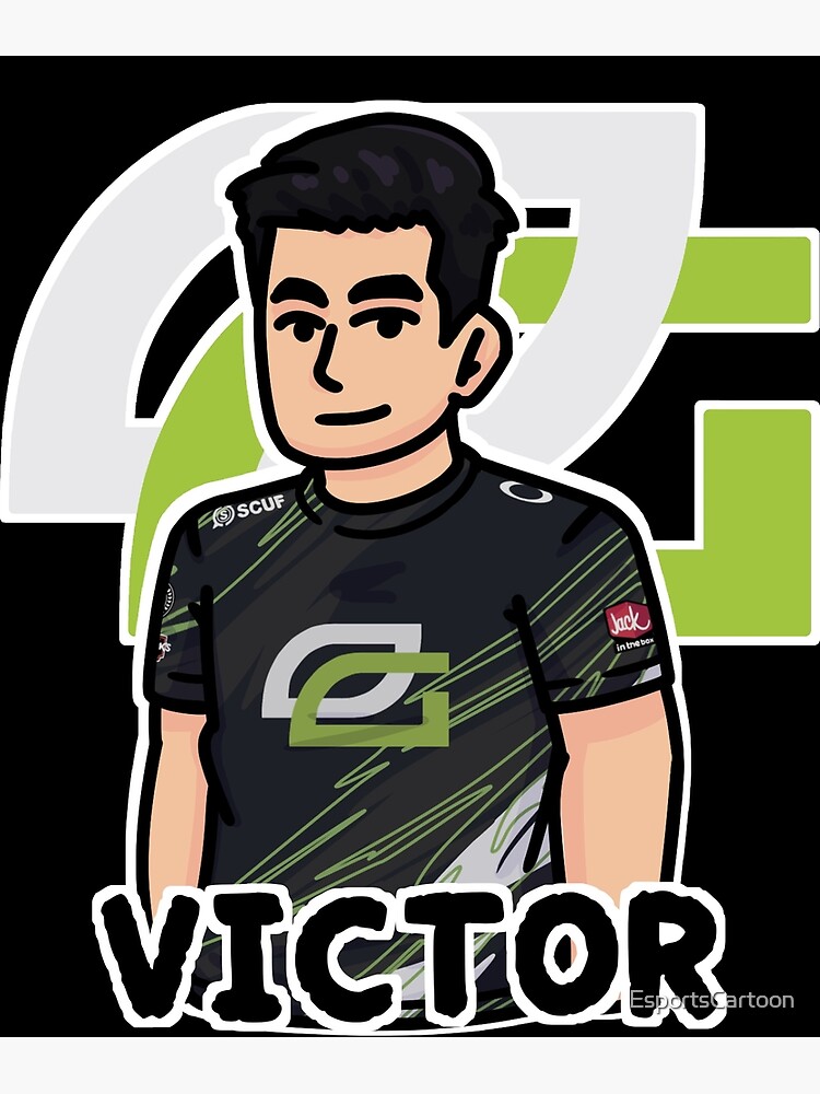 "OPTIC Gaming 2022 Victor" Poster for Sale by EsportsCartoon Redbubble