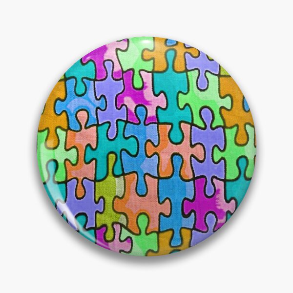 Item preview, Puzzle Piece Galore designed and sold by TotallyRetroArt.
