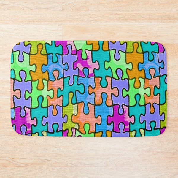 Item preview, Puzzle Piece Galore designed and sold by TotallyRetroArt.