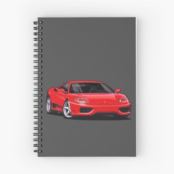 Item preview, Artwork Ferrari 360 RED Rosso (Italian Sports car) 2000 illustration designed and sold by SketchNinja.