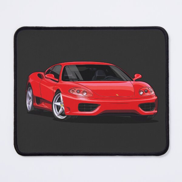 Item preview, Artwork Ferrari 360 RED Rosso (Italian Sports car) 2000 illustration designed and sold by SketchNinja.