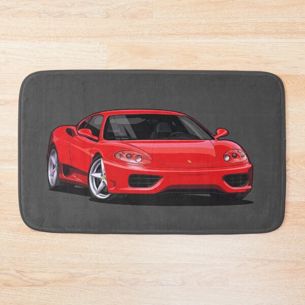 Item preview, Artwork Ferrari 360 RED Rosso (Italian Sports car) 2000 illustration designed and sold by SketchNinja.