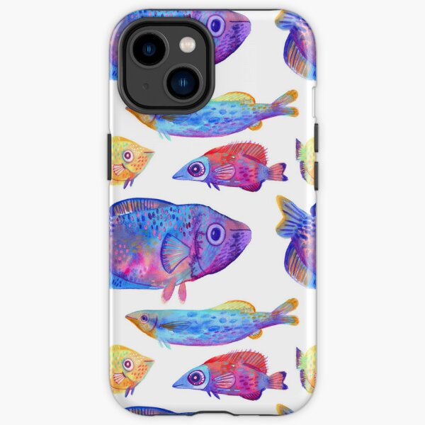 Rainbow Fishes iPhone Tough Case