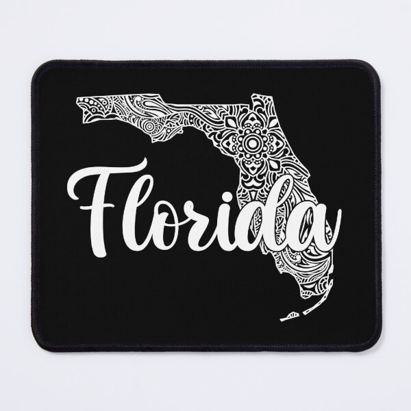 Item preview, Patriotic Decorative Mandala Style Map of Florida designed and sold by mrhighsky.