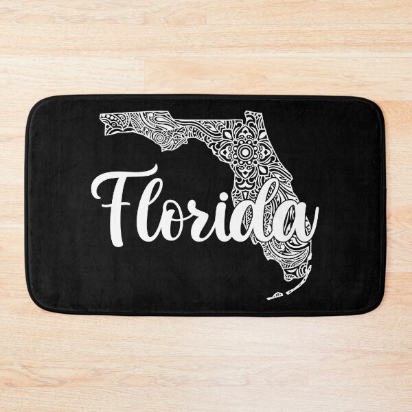 Item preview, Patriotic Decorative Mandala Style Map of Florida designed and sold by mrhighsky.