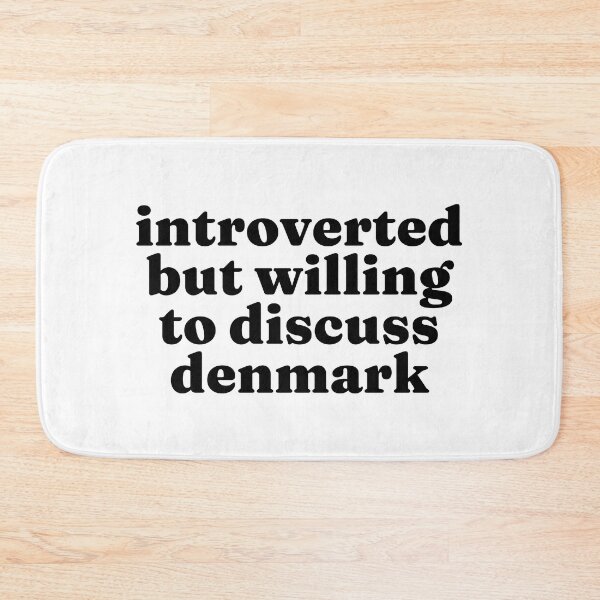 Item preview, Introverted But Willing To Discuss Qatar - Qatari designed and sold by MountainD.