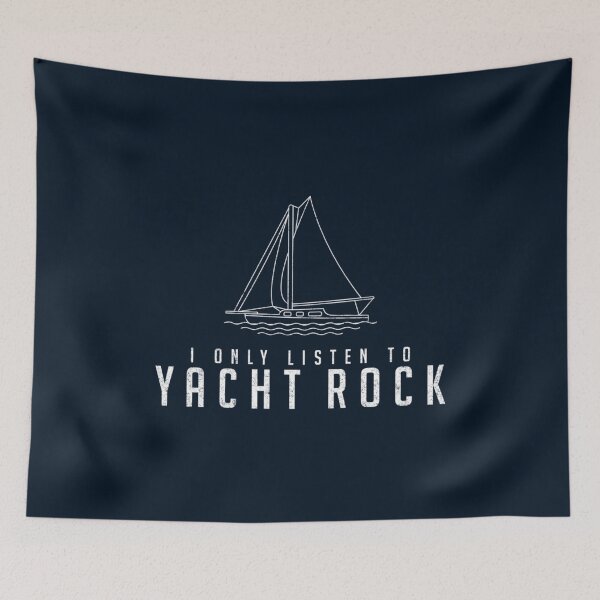 Item preview, I only listen to yacht rock   designed and sold by AlayaMundi.