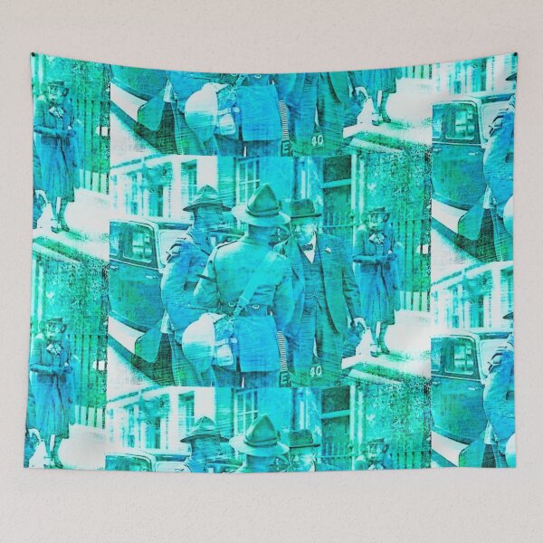 Item preview, Churchill greeting newly arrived NZ Servicemen on a London street, 1940 designed and sold by CristalleLisa.