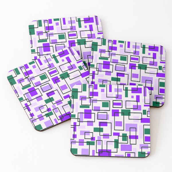 Item preview, Retro Inspired Rectangles designed and sold by TotallyRetroArt.