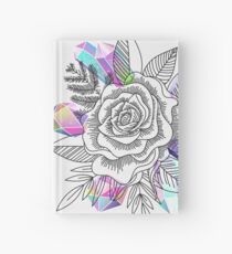 Rose und Kristalle Notizbuch
