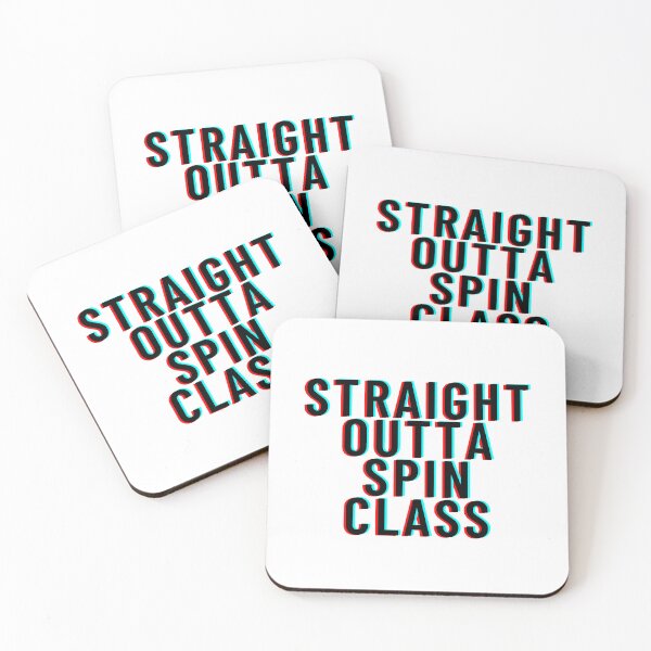 Item preview, Straight outta spin class designed and sold by marianna cotaru.