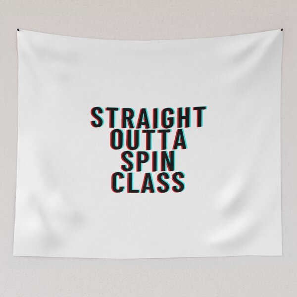Item preview, Straight outta spin class designed and sold by marianna cotaru.