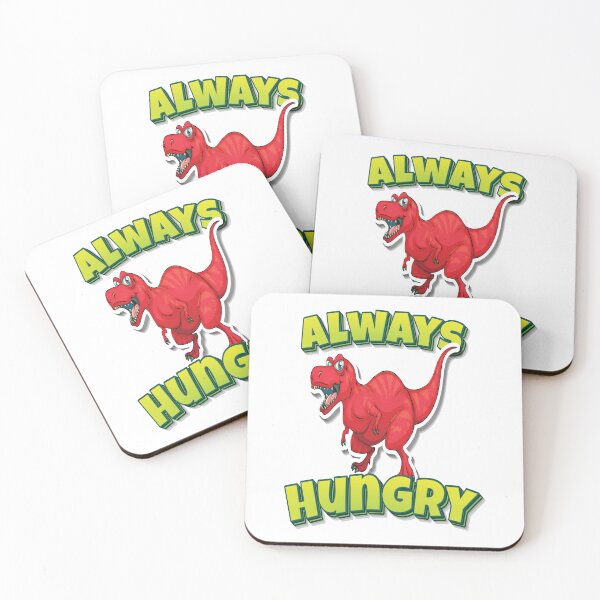 Item preview, Always Hungry Tyrannosaurus Red Trex Dinosaur designed and sold by WordsGamersUse.