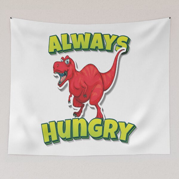 Item preview, Always Hungry Tyrannosaurus Red Trex Dinosaur designed and sold by WordsGamersUse.